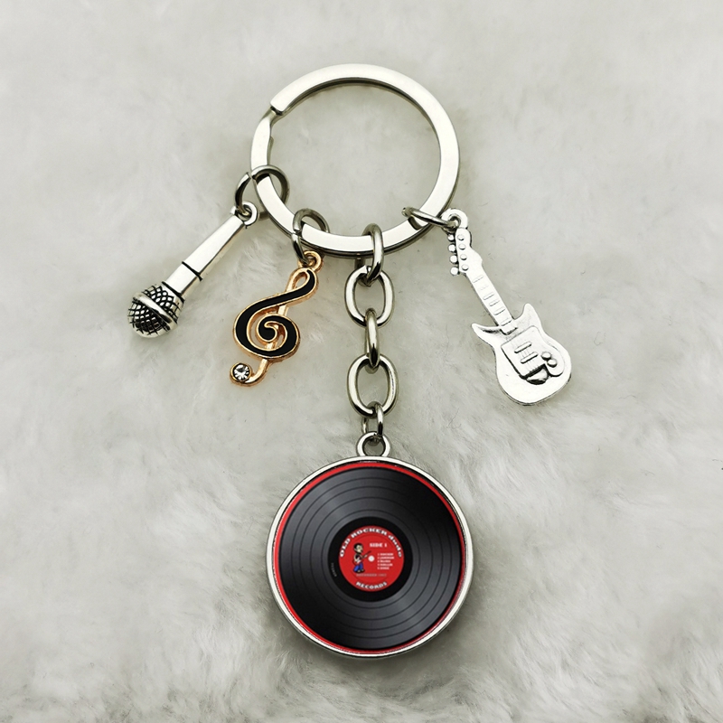 Classic Retro Vinyl Record Key - Vintage Vibes Fashion บทวิจารณ์และราคา