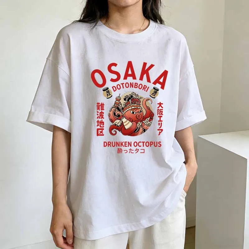 Vintage Osaka Print T-shirts W - Vintage Fashion Osaka บทวิจารณ์และราคา