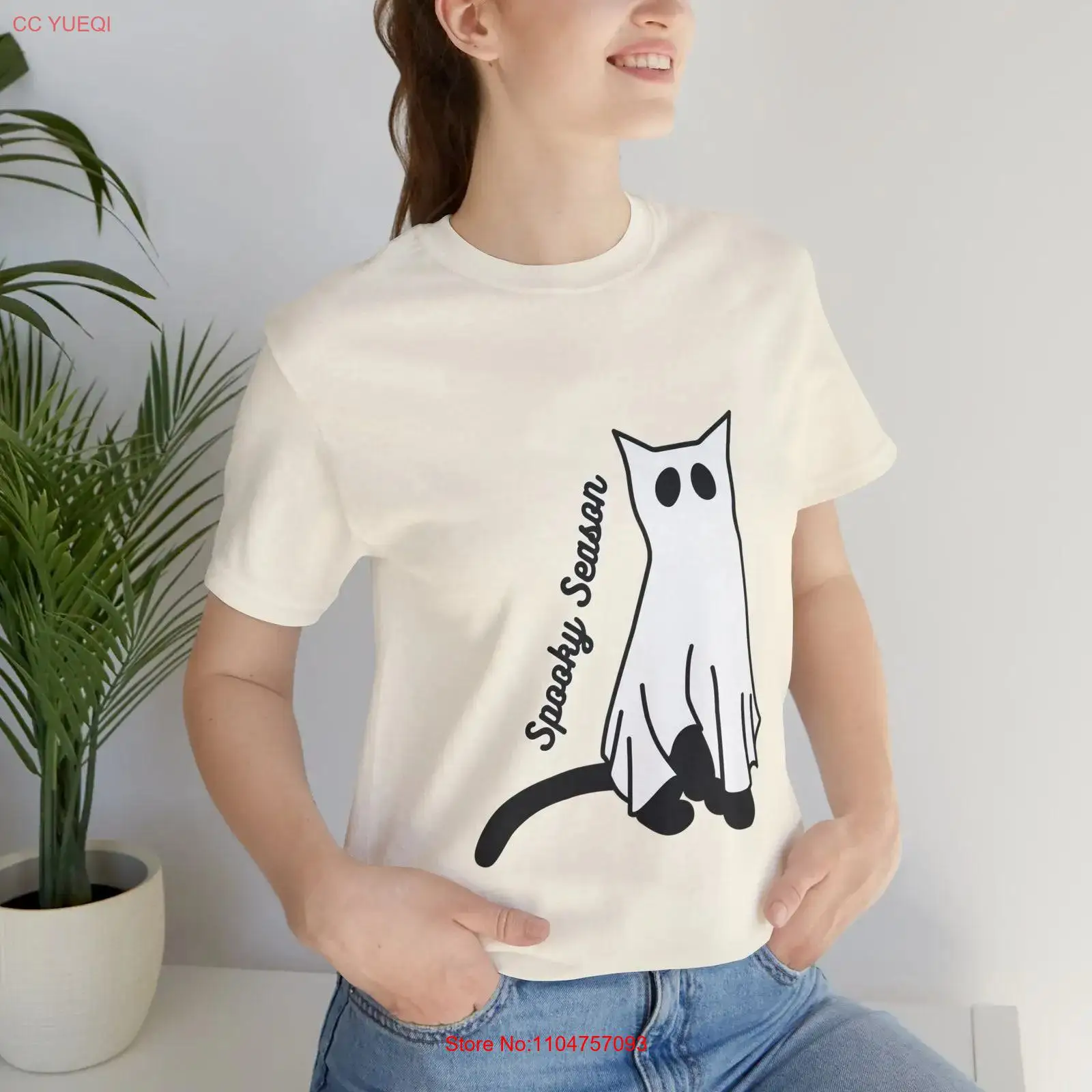 Halloween Spooky Season Cat Gh - Vintage Vibes Fashion บทวิจารณ์และราคา