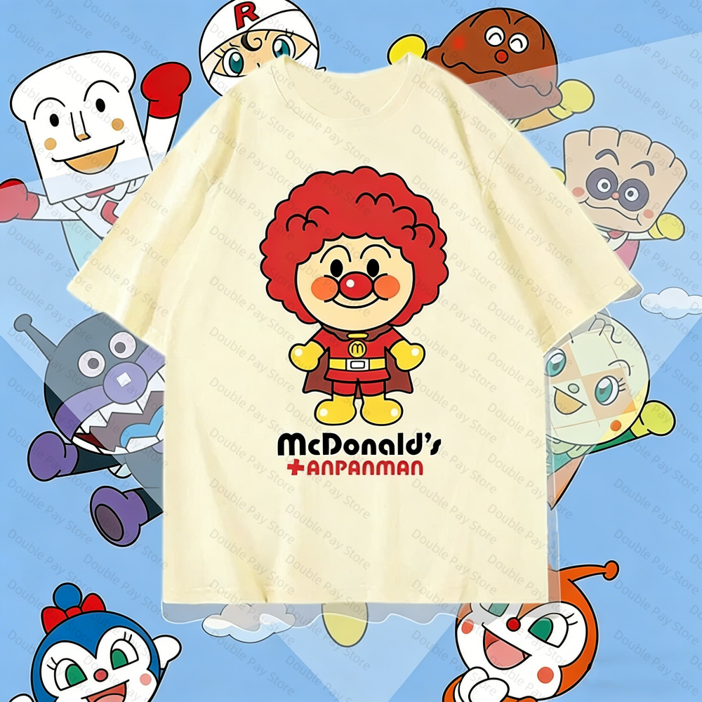 Trendy Vintage Anpanman T-Shir - Vintage Fashion Japan บทวิจารณ์และราคา