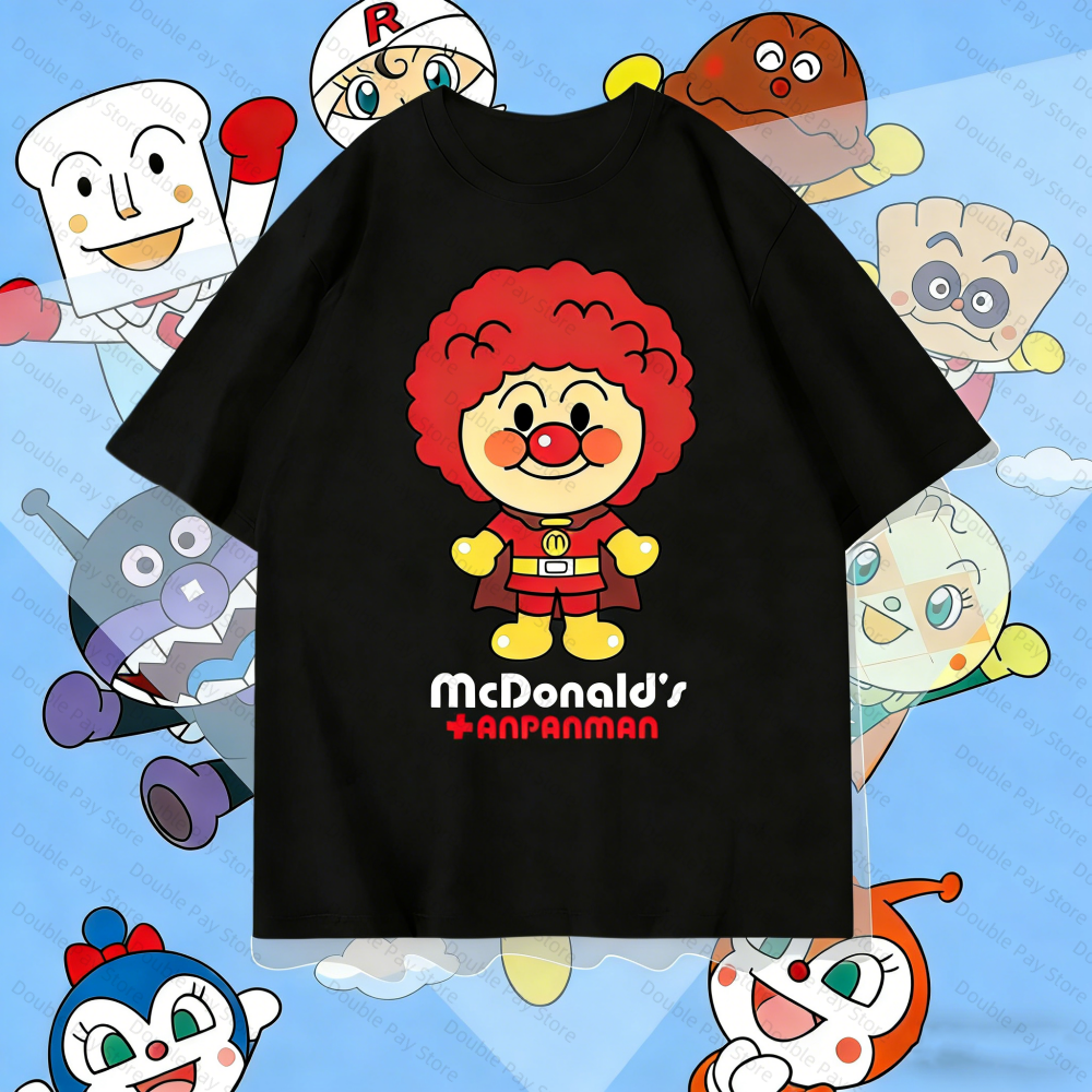 Trendy Vintage Anpanman T-Shir - Vintage Fashion Japan บทวิจารณ์และราคา