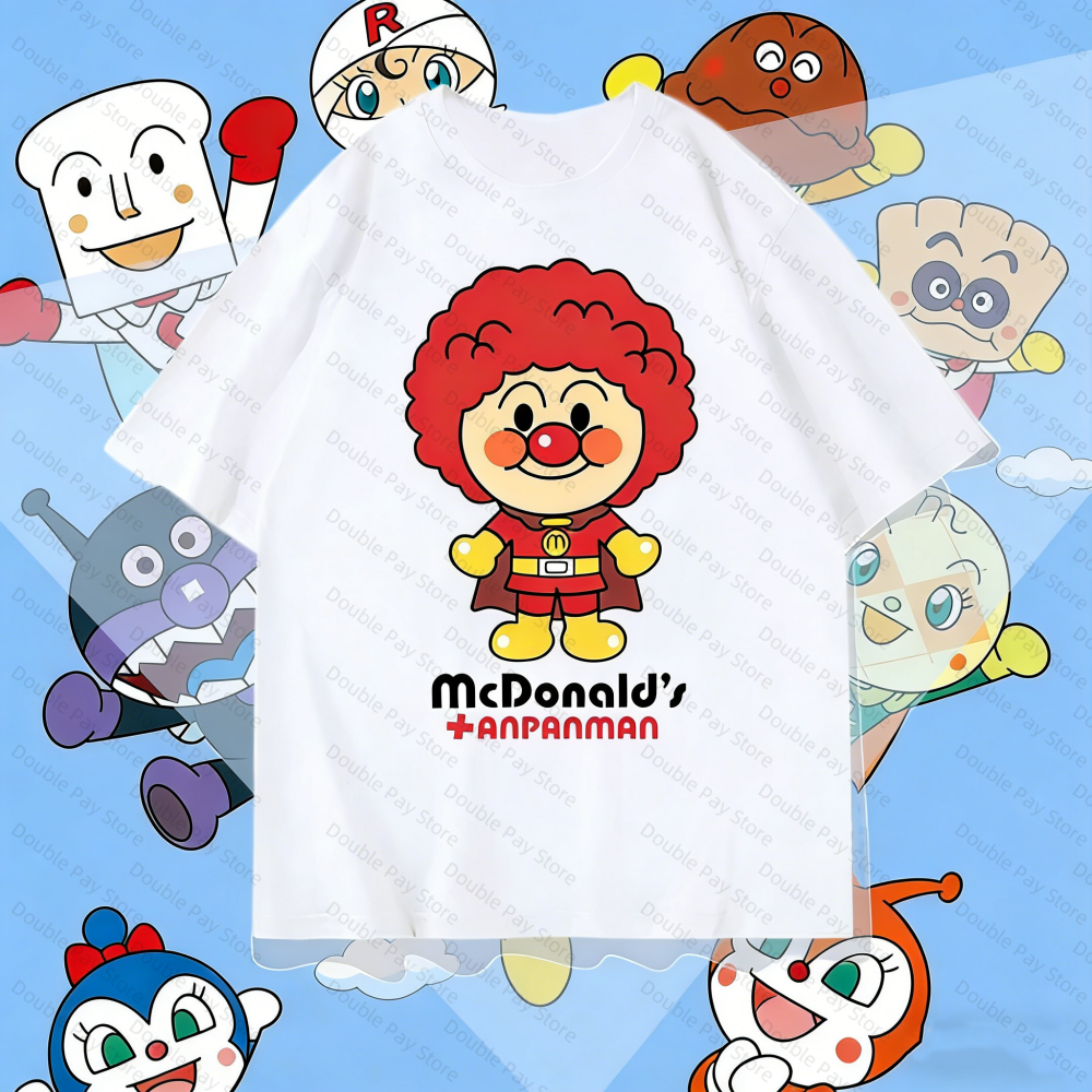 Trendy Vintage Anpanman T-Shir - Vintage Fashion Japan บทวิจารณ์และราคา